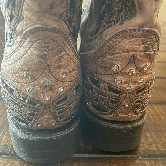 Corral black and brown butterfly boots - Picture 3 of 11